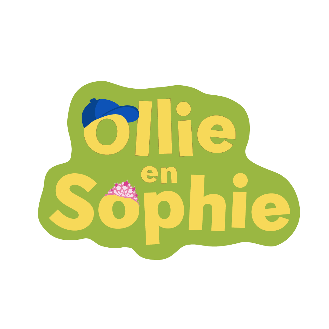Logo met pet en kroon Ollie en Sophie